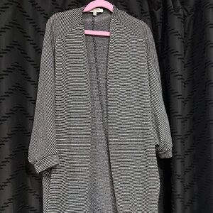 Rolla Coster Black and White Striped Cardigan